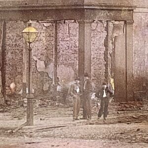 Post Civil War Street Scene Art Print